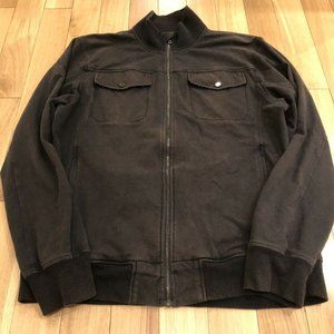Lululemon Black Jericho Cotton Terry Full Zip
